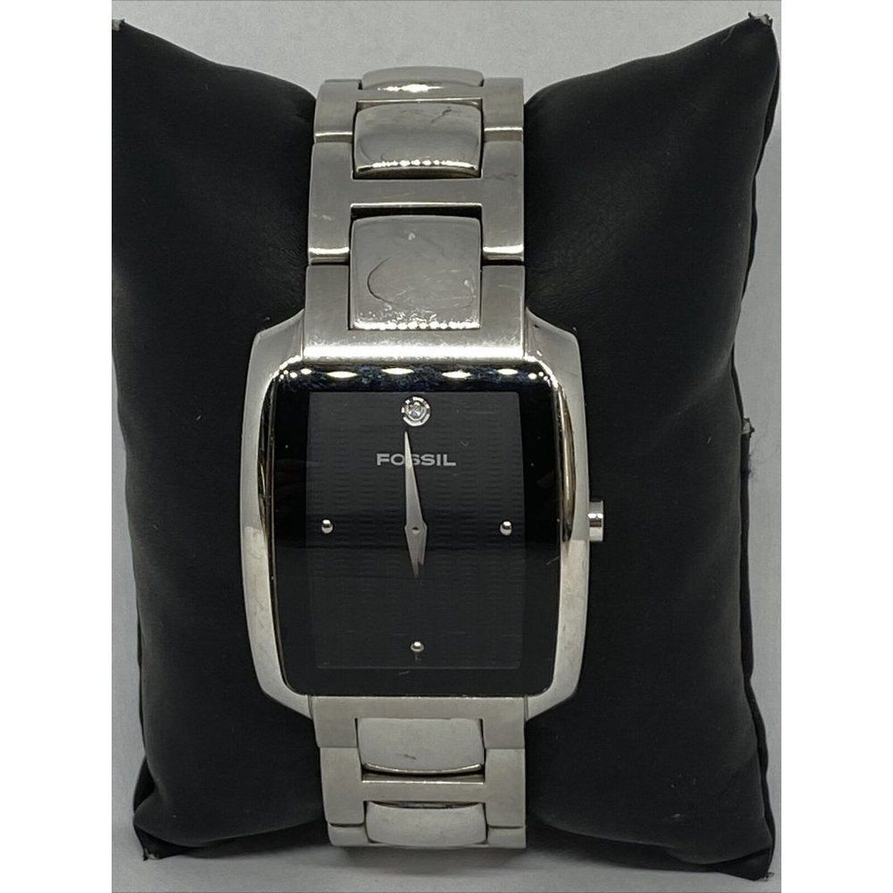 Fossil FS4043 Men Silver Stainless Steel Analog Di